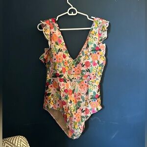 SUMMERSALT Swimsuit collab with Rifle Paper Company